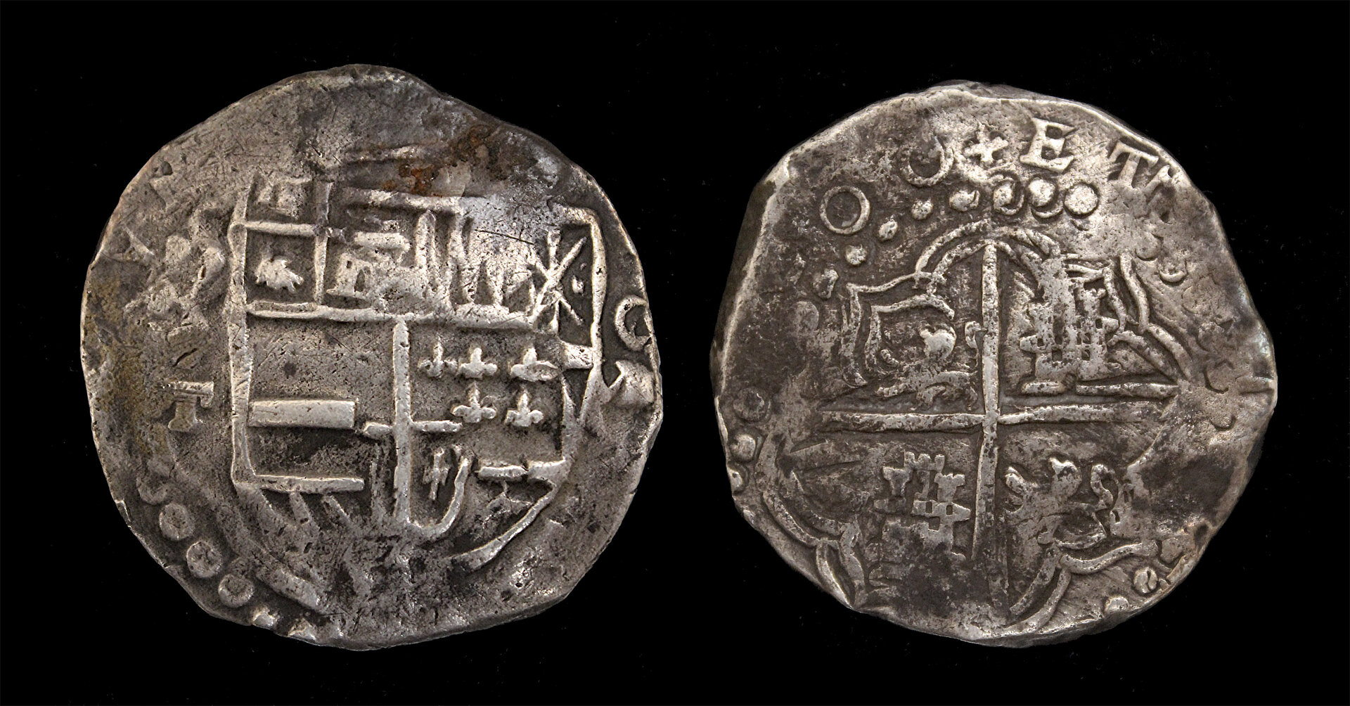D-Camera Potosi 8 reales Philip III 1620 (200) assayer T KM 10 27.0 grams 2-6-25.jpg