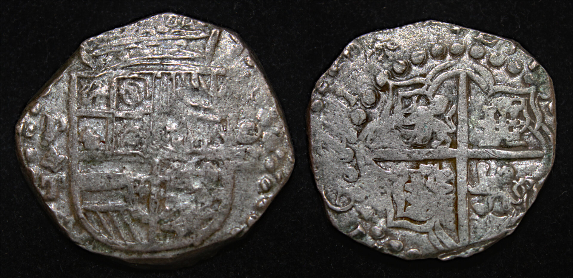 D-Camera Potosi 8 reales Philip III 1621 T KM 10 27.07g transposed lions-castles rev 3-1-25.jpg