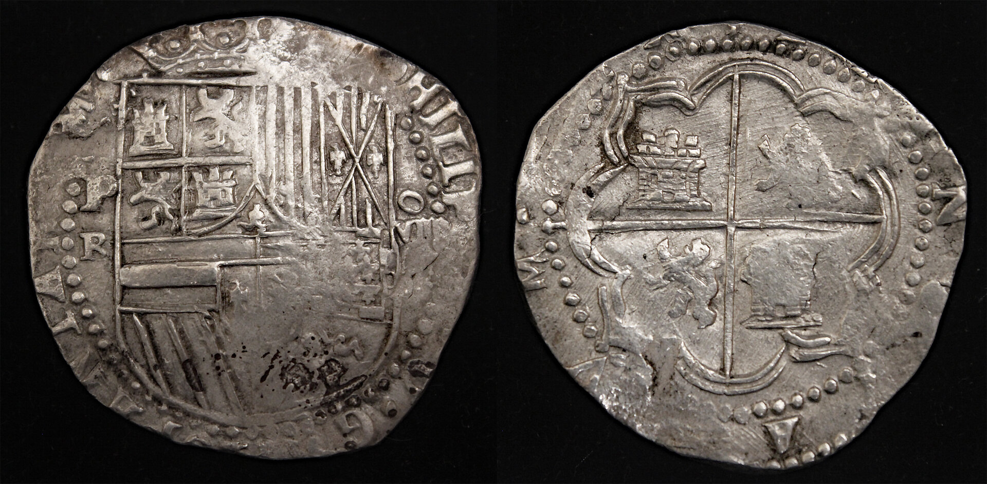 D-Camera Potosi Philip II 8 reales c. 1581-86 assayer B Paoletti 78 (2nd ed) 37mm 27.3 g 1-10-26.jpg