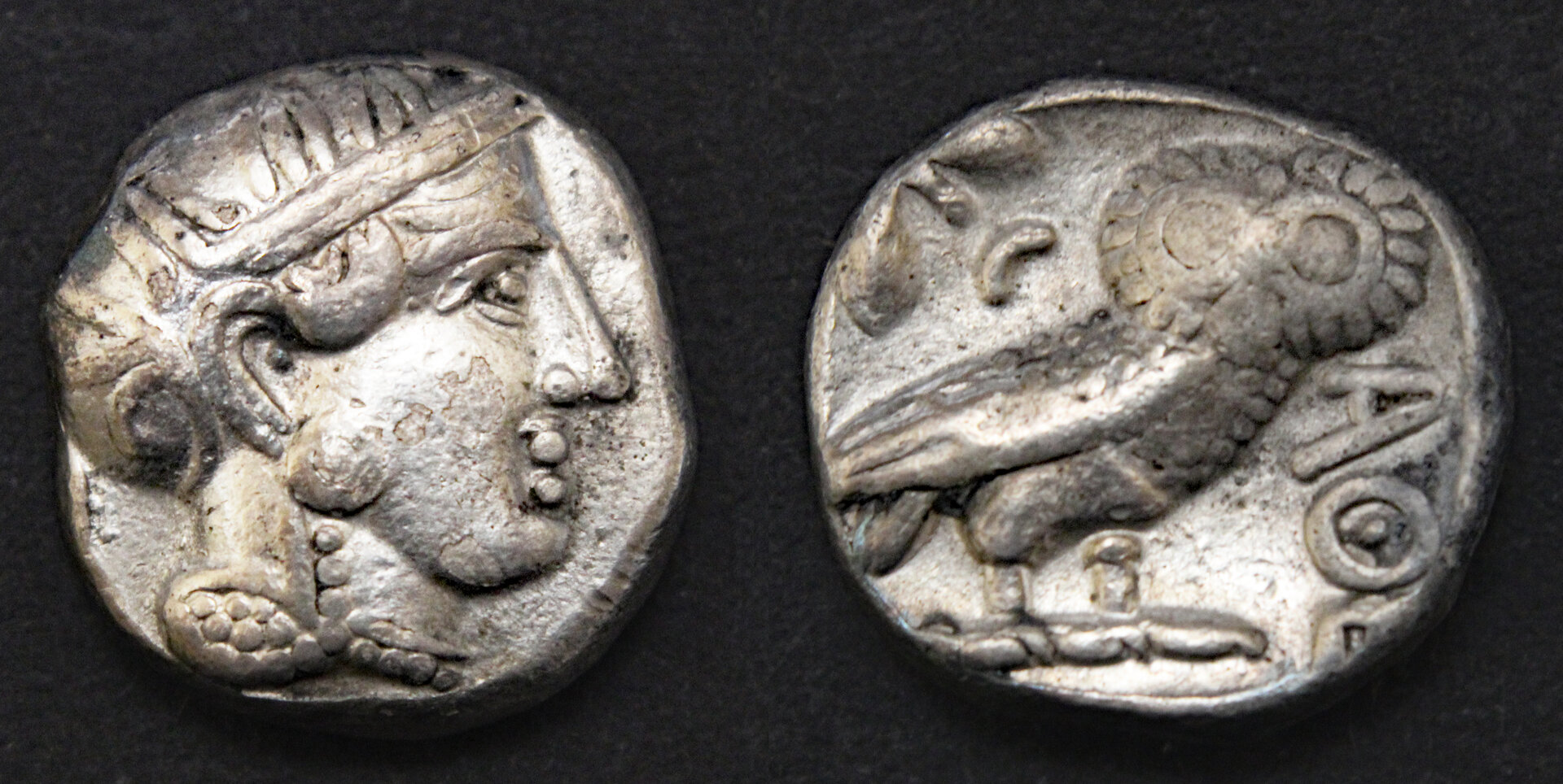 D-Camera  Qataban South Arabia tetradrachm, imiation owl, 4-3 cen BC, 16.9 grams Vcoins 7-3-21.jpg