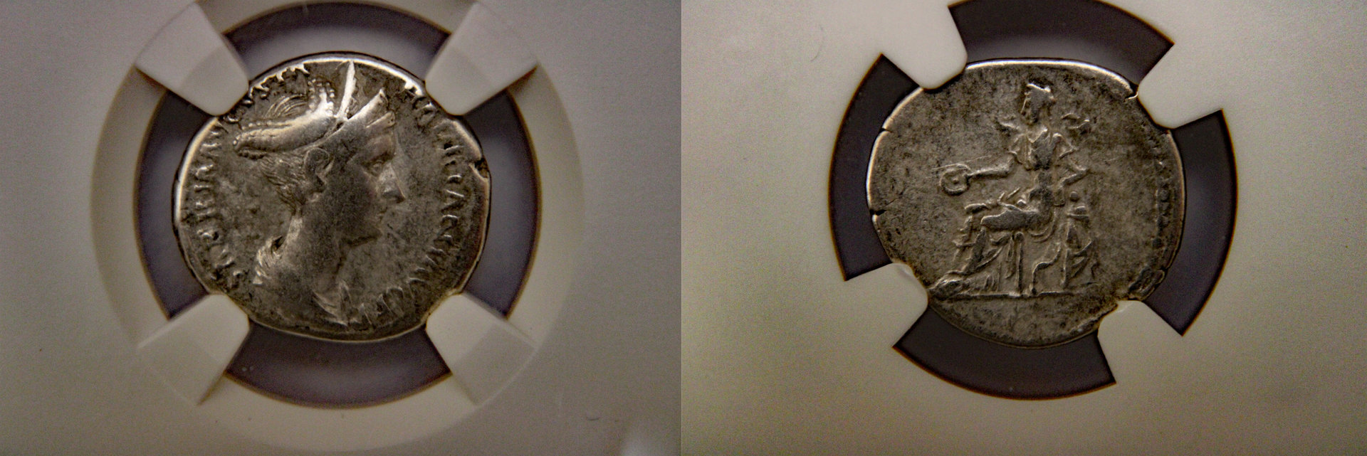 D-Camera  Sabina, denarius,  Concordia, , NGC VF, possibly 128 -36 to 37-138 AD 11-13-20.jpg