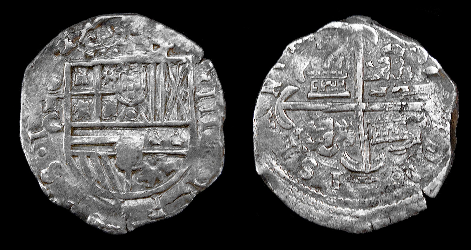 D-Camera Spain Philip III 4 reales Toledo 1611 assayer c KM 33 14.01 grams 2 1-26-23.jpg