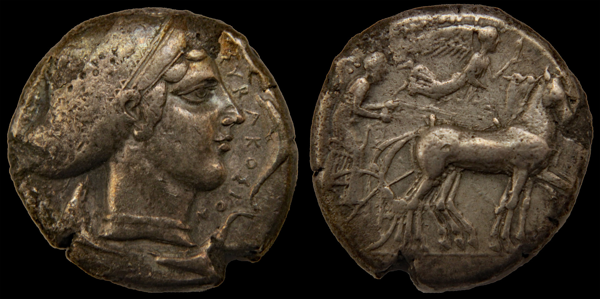 D-Camera Syracuse reshoot tetradrachm, 2nd democracy 460-406 BC, 17.3 g  12-2-20.jpg