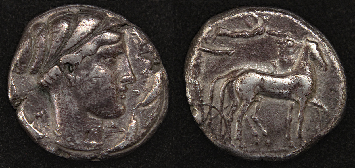 D-Camera Syracuse Tetradrachm, Second Democracy,466-05BC 16.92g,CNG eAuct 518 31 VF, 6-25-22.jpg
