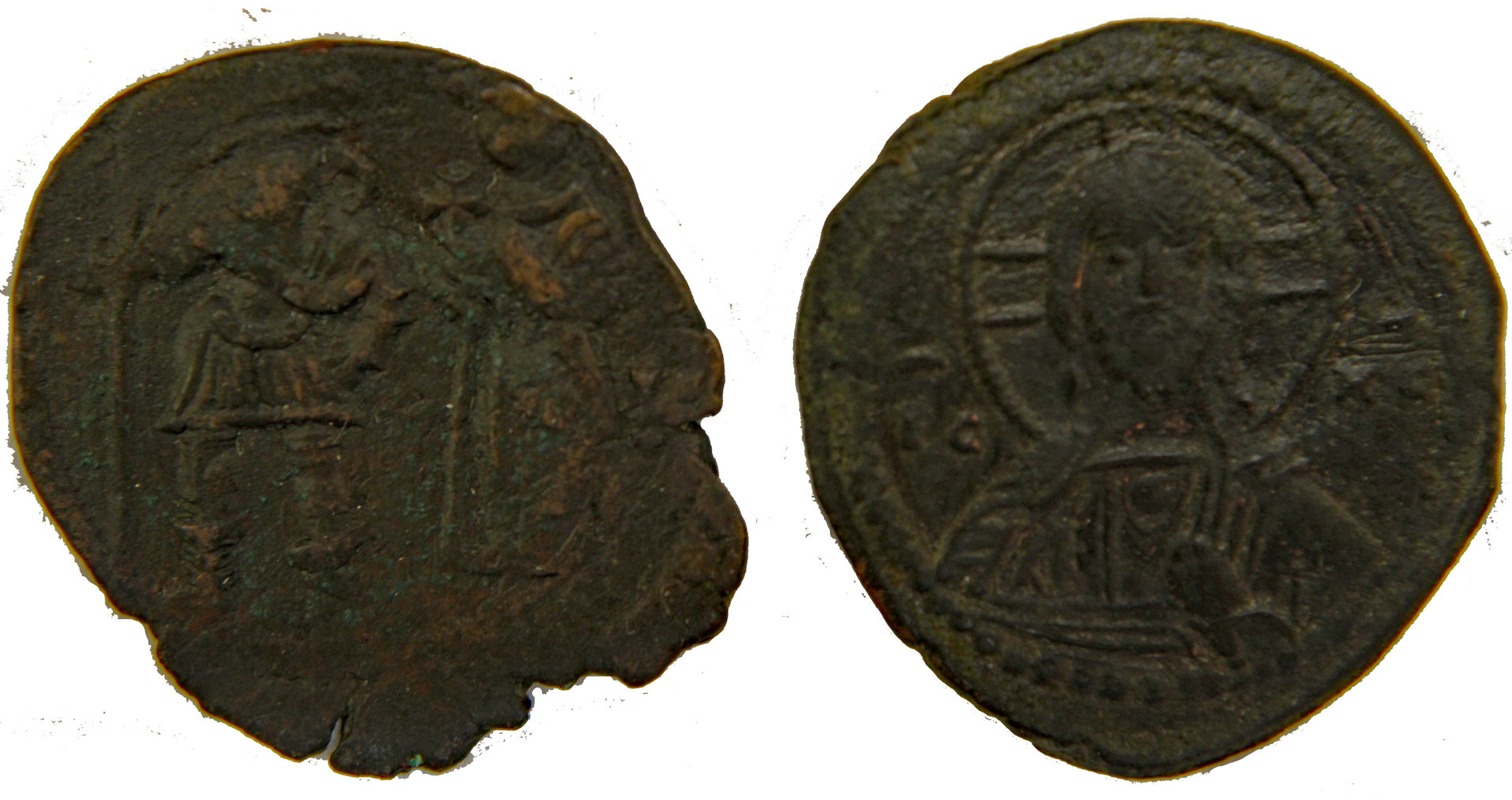 D-Camera Two Byzantine Follii, Virgin Orans and Heracleus 1,  6-6-20.jpg