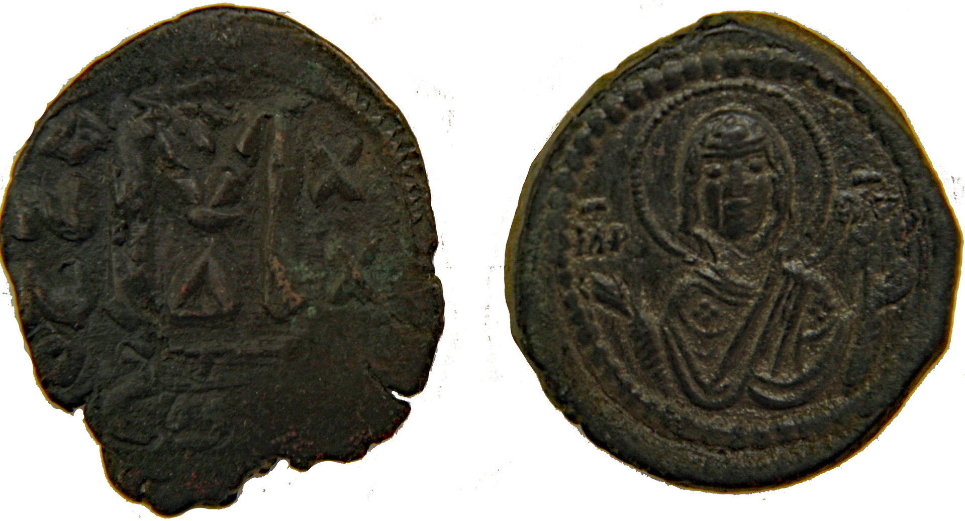 D-Camera Two Byzantine Follii, Virgin Orans and Heracleus 2,  6-6-20.jpg