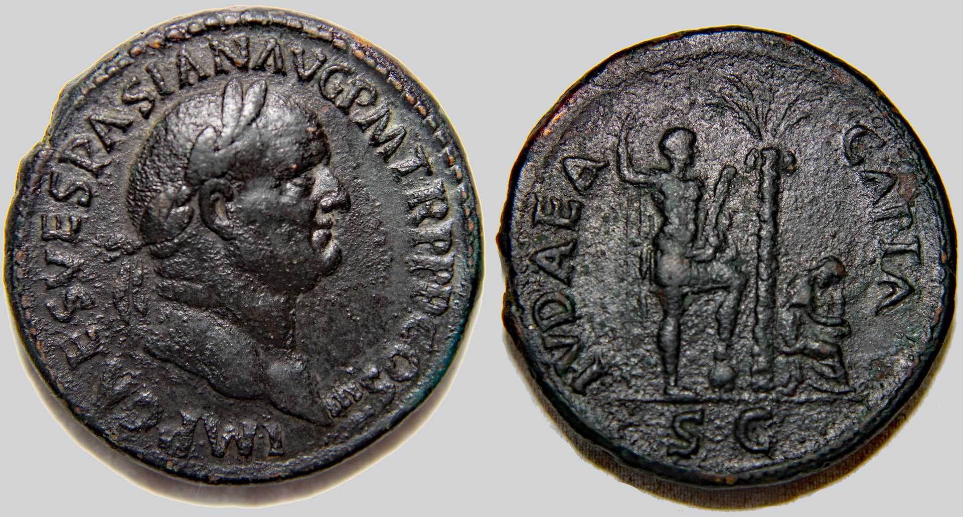 D-Camera Vespasian, Sestertius, Judaea Capta, Palladium purchase, late 90s,  6-1-20.jpg