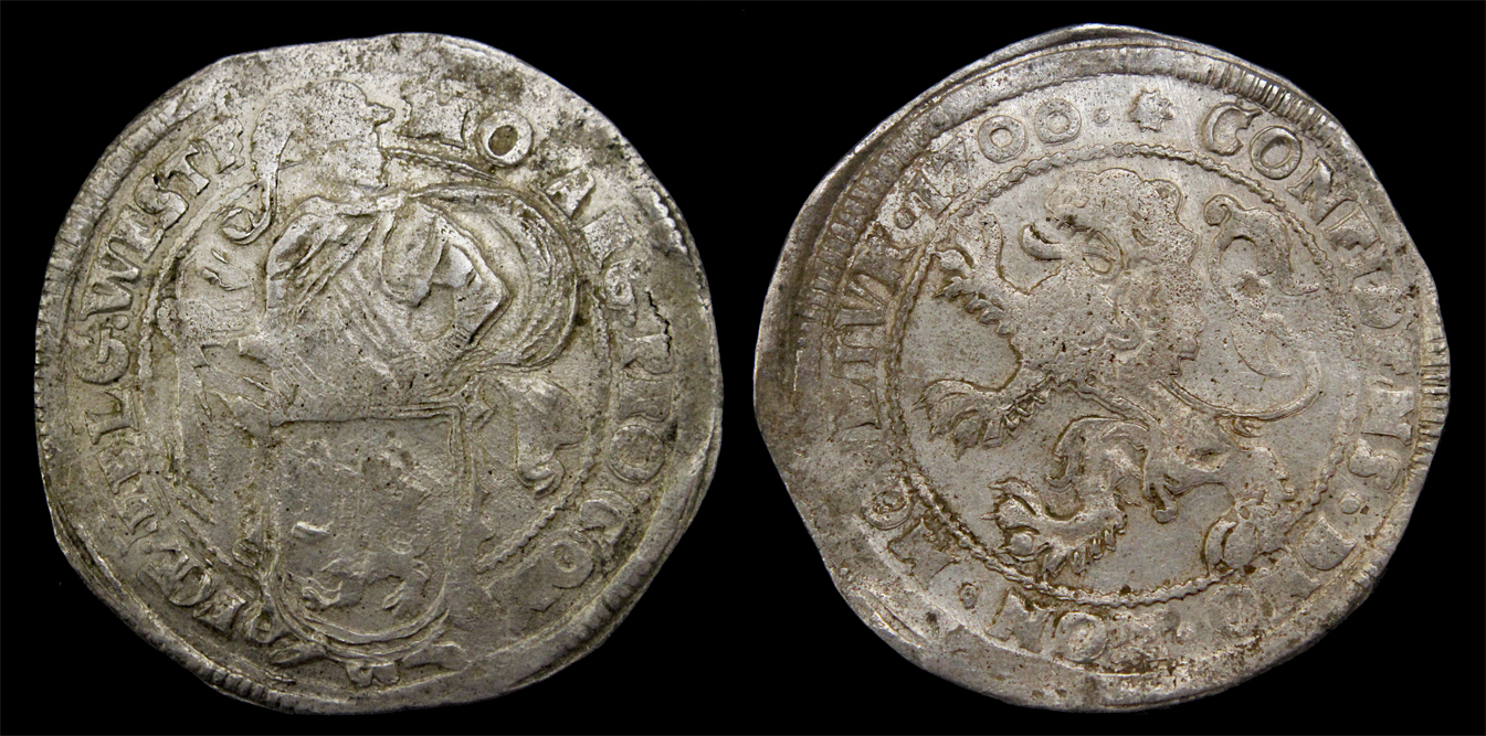 D-Camera Westfriesland lion daalder 1700  cinquefoil mint mark D 4870  27.27 grams rare 1-16-23.jpg