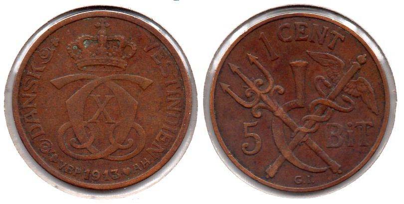 Danish West Indies - 1 Cent - 1913.jpg
