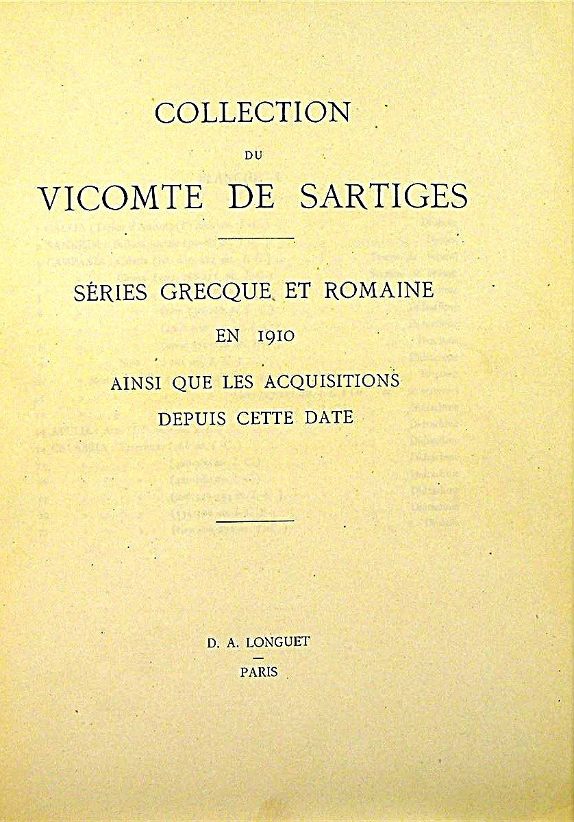 de Sartiges Collection book (D.A. Longuet) Title Page).jpg