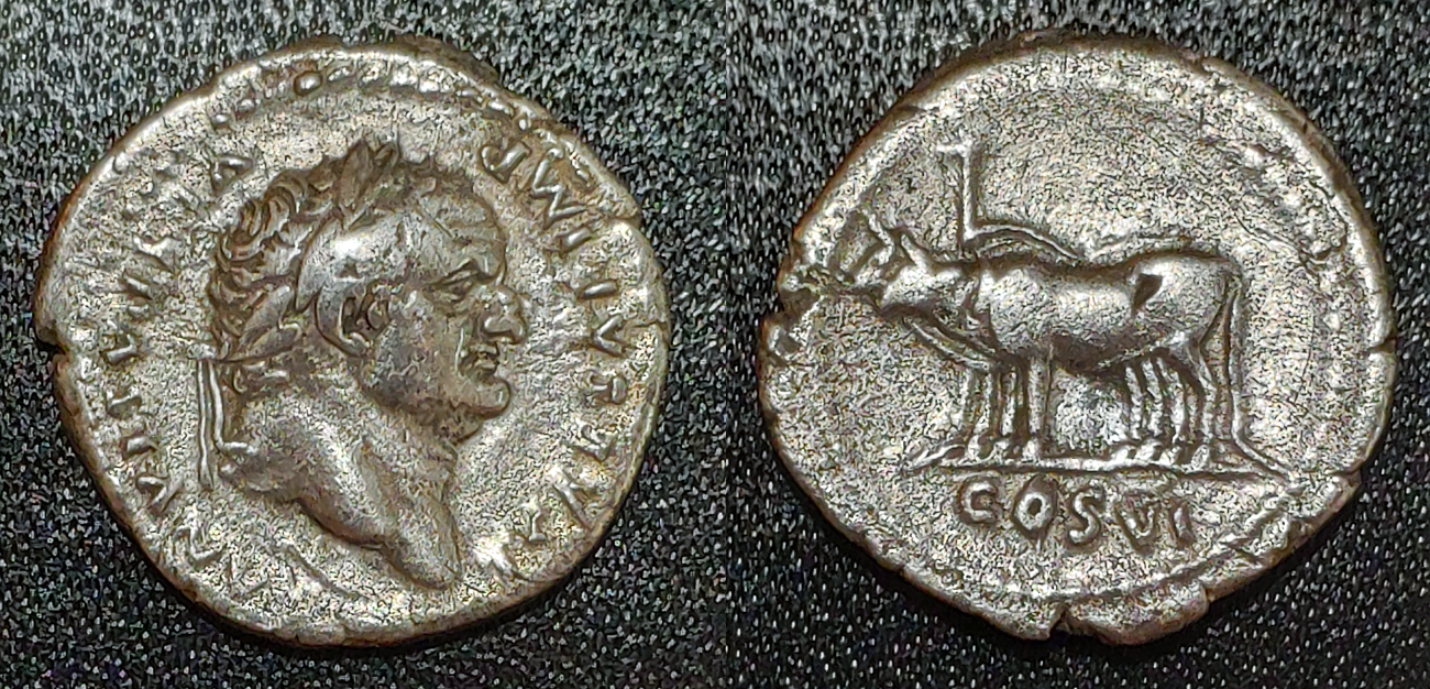 Denier 77 (69 AD to 96 AD) TITUS Rome 77 (19mm, 3,16g, 6h) XF.jpg