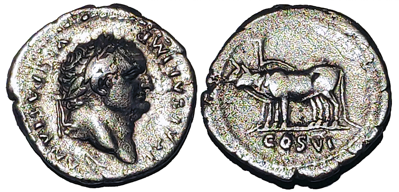 Denier 77 THE FLAVIANS (69 AD to 96 AD) TITUS Rome 77 (19mm, 3,16g, 6h) XF.jpg