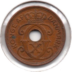 Denmark - 1 Øre - 1927 HCNGJ - KM #826.1 - Obv.jpg