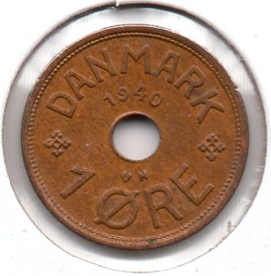 Denmark - 1 Øre - 1940 NGJ - KM #826.2 - Rev.jpg