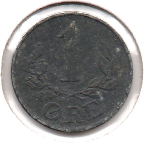 Denmark - 1 Øre - 1942 NS - KM #832 - Rev.jpg