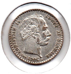 Denmark - 10 Øre - 1905 VBP - KM #795.2 - 1.4500g, 0.4000ag, 0.0186oz - Obv.jpg