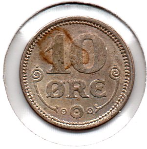 Denmark - 10 Øre - 1916 VBPGJ - KM #818.1 - 1.4500g, 0.4000ag, 0.0186oz - Rev.jpg