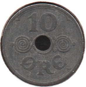 Denmark - 10 Øre - 1945 NGJ - KM #822.2a - Rev.jpg