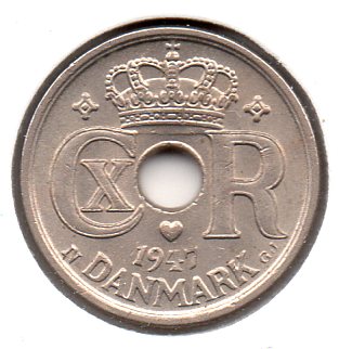 Denmark - 10 Øre - 1947 NGJ - KM #822.2 - 3.0000g - CN - Obv.jpg