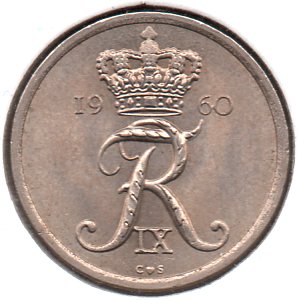 Denmark - 10 Øre - 1960 CS - KM #849.1 - Obv.jpg