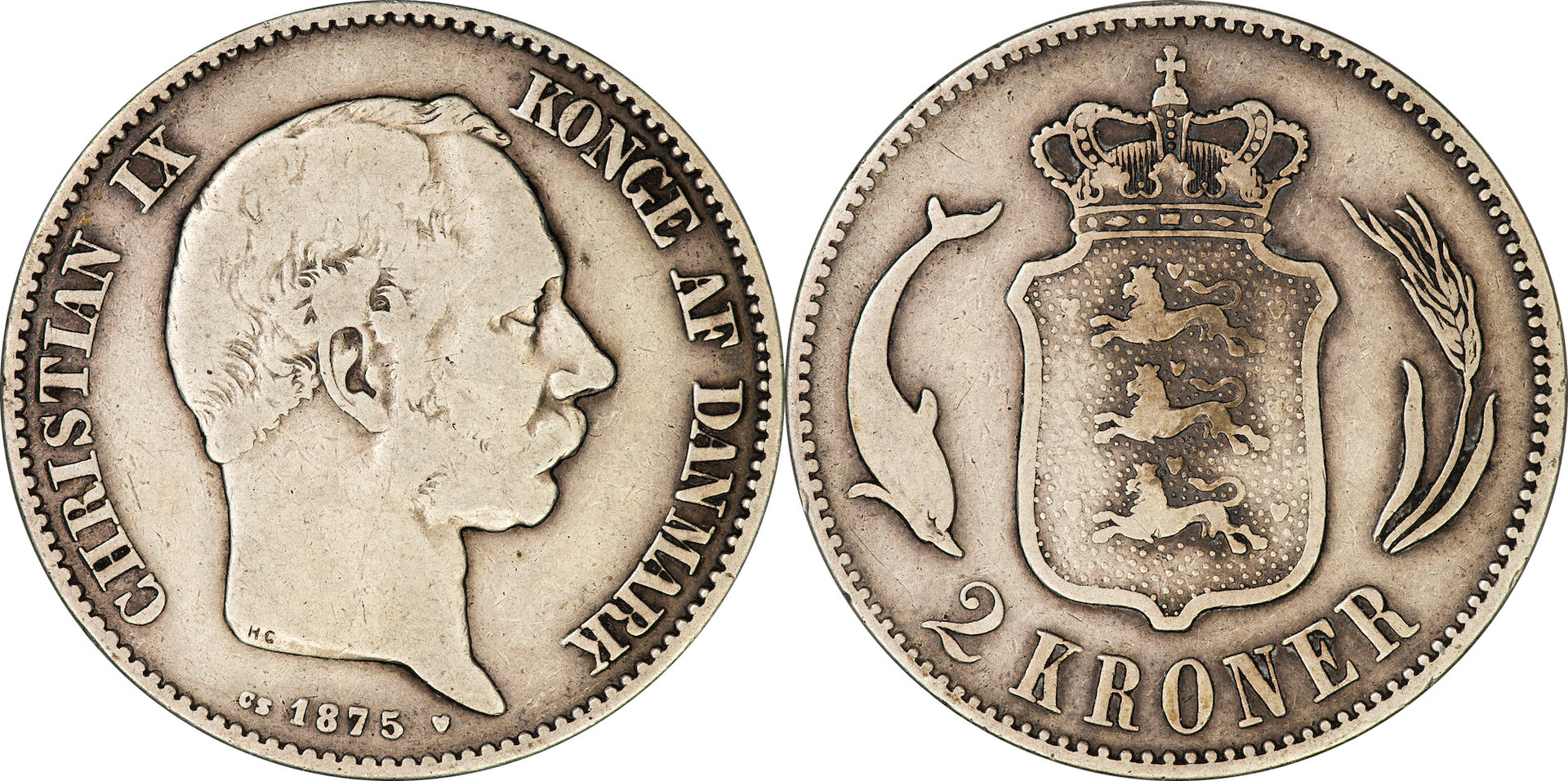 Denmark - 1875 2 Kroner.jpg