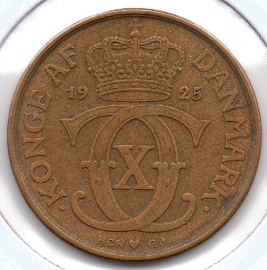 Denmark - 2 Kroner - 1925 HCNGJ - KM #825.1 - Obv.jpg