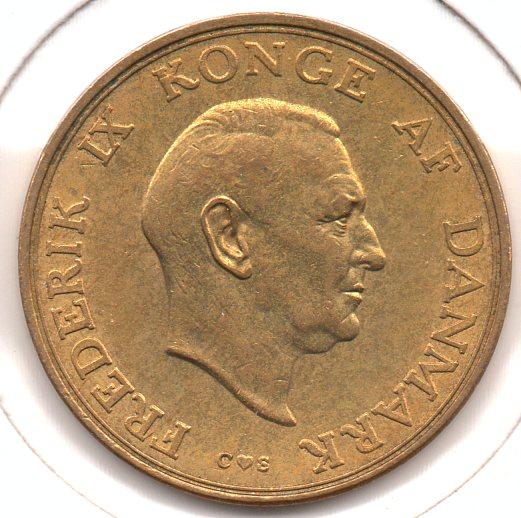 Denmark - 2 Kroner - 1956 CS - KM #838.2 - Obv.jpg