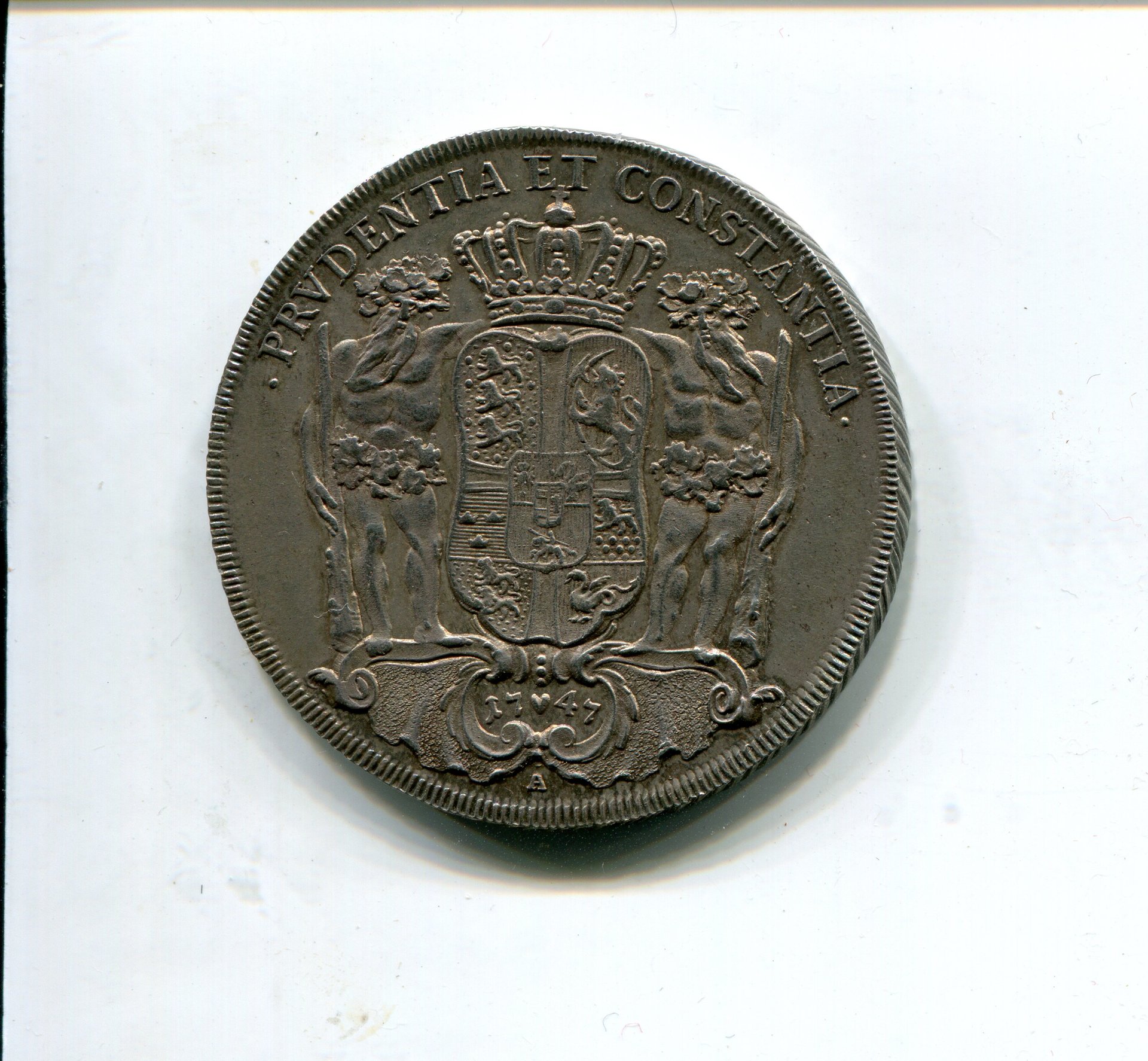 Denmark Frederik V Speciedaler 1747 LD rev 444.jpg