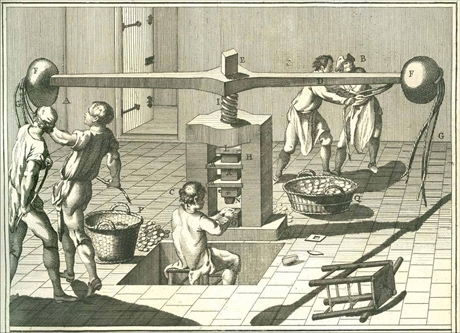 Depiction-workers-striking-coins-using-a-Fly-Press-in-a-late-17th-or-18th-Century-Mint.jpg