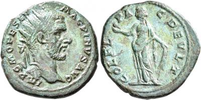 Deultum, Thrace - Macrinus cuirassed Fortuna standing Varb. 2103 - auct OBV LEGEND MATCH pic.jpg