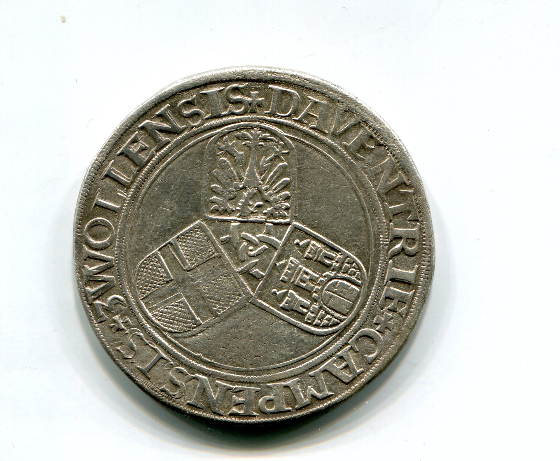 Deventer Kampen Zwolle Chas V Daalder nd 1554 LD rev 282.jpg