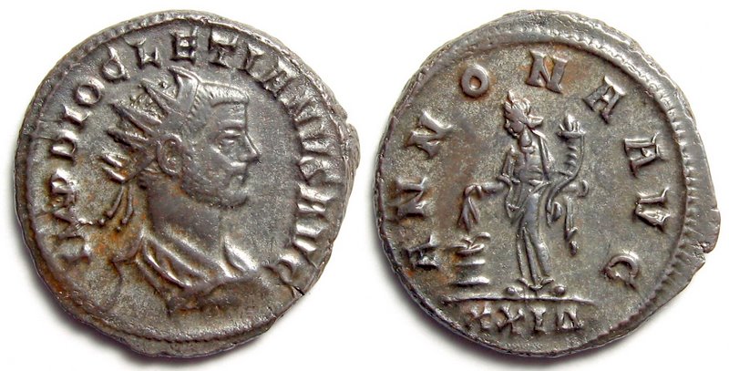 Diocletian ant Annona Avg Rome 285 (RIC V.2 Rome 156) 22mm.jpg
