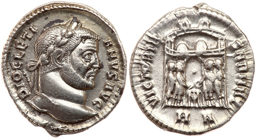 Diocletian argenteus Heraclea RIC 6 (Goldberg 02.02.2016, Auction 90 Lot 3274).jpg