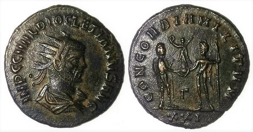 Diocletian CONCORDIA MILITVM Cyzicus Antoninanus.jpg