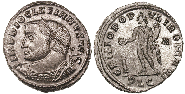 Diocletian, Lyon Mint, 10.12 gm..jpg