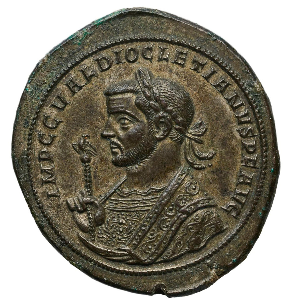 Diocletian medallion Moneta Avgg Rome trabeate #1 - Paris.jpg