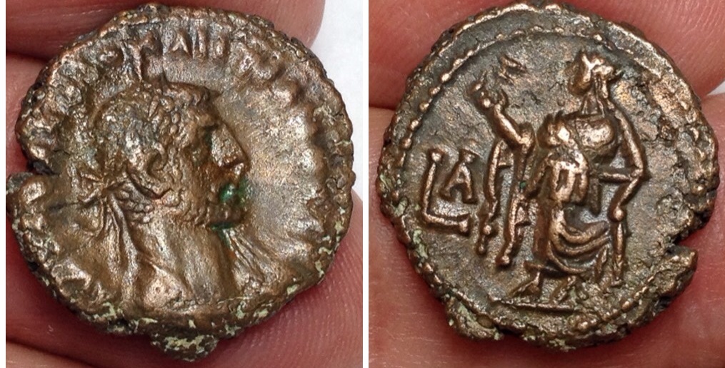 Diocletian Roman Egypt LA Elpis left w flower.jpg
