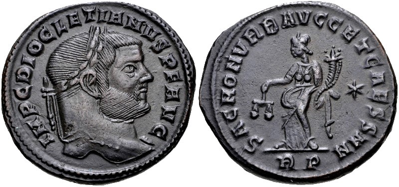Diocletian, Rome Mint, 1st Officina,  RIC VI 105a.jpg