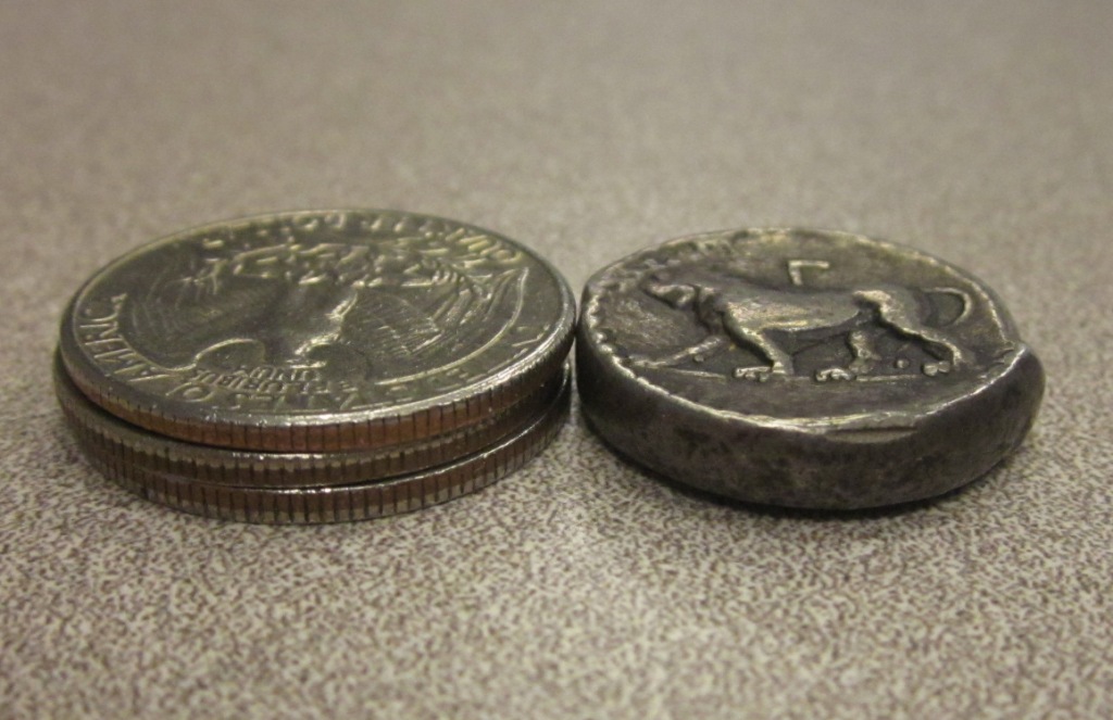 DiShekel with quarters.jpg