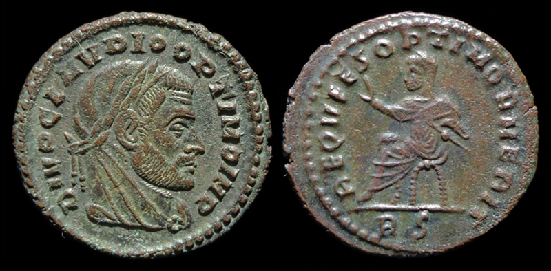 Divus Claudius II Reqvies Optimor Merit Rome 317-318 (RIC VII Rome 106) 19mm 3.6g.jpg