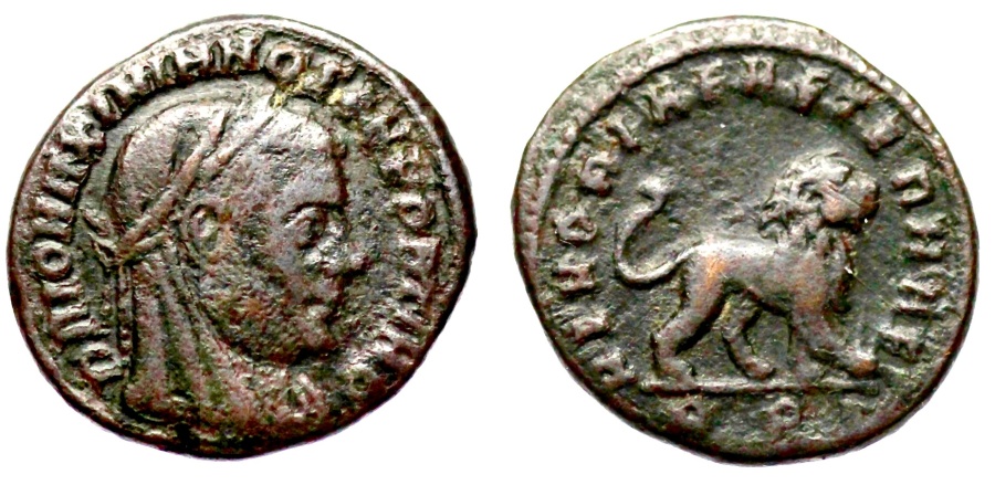 Divus Maximianus Half Follis Lion Reverse jpg version.jpg