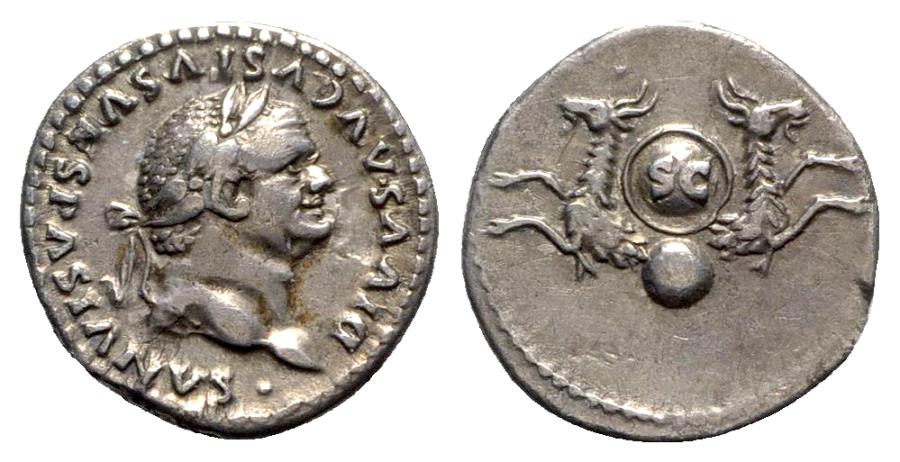 Divus Vespasian AR Denarius - Capricorns jpg version.jpg