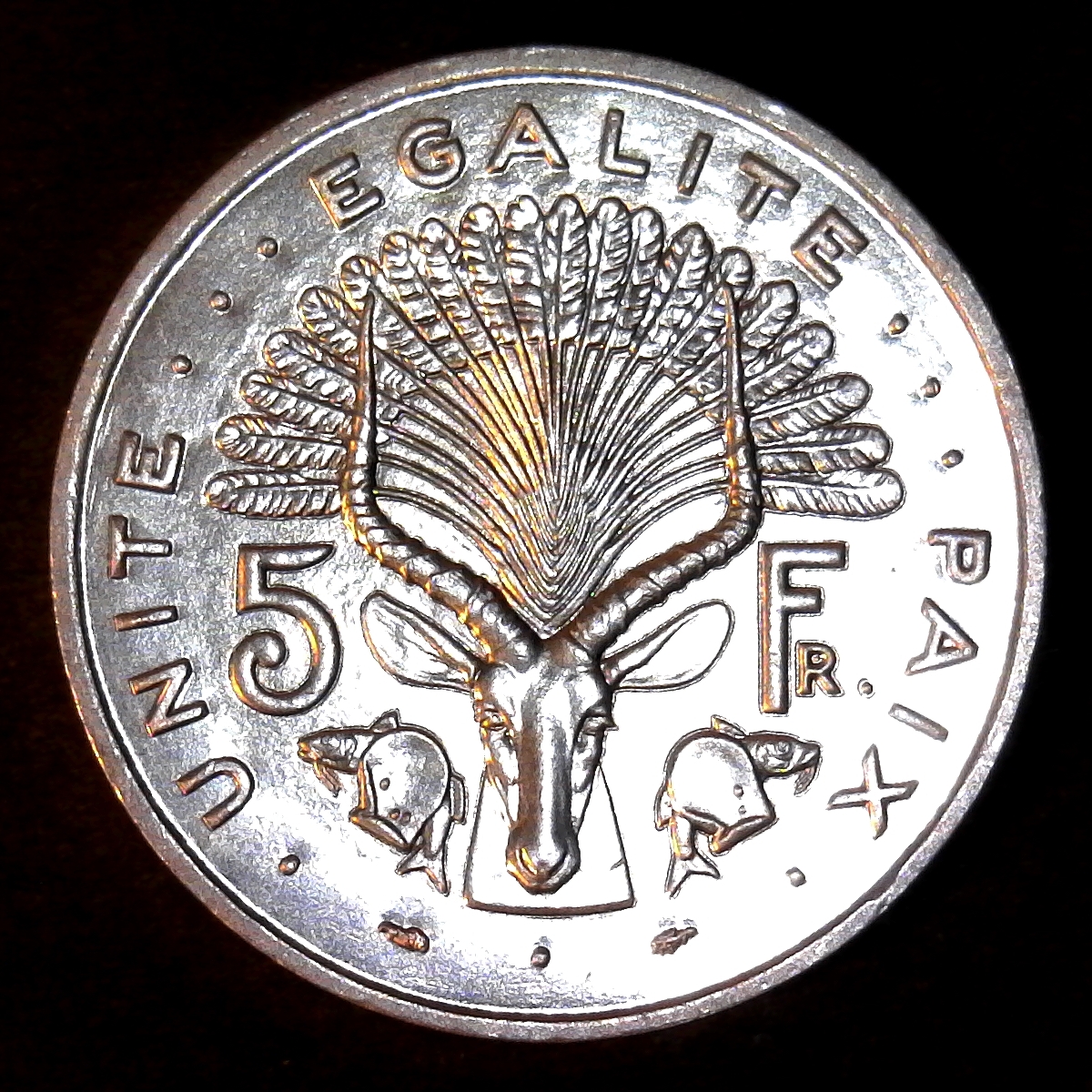 Djibouti 5 Francs 1991 obverse.jpg