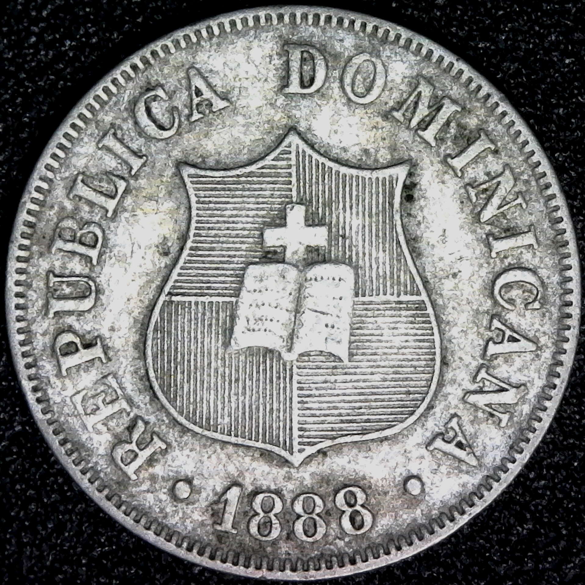 Dominican Republic Two and a Half Centavos 1888 obv.jpg