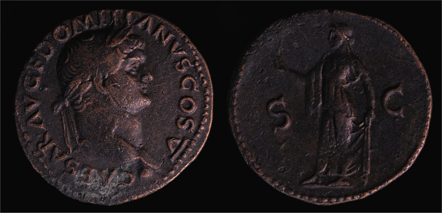 Domitian As Specs holding flower RIC 1053.jpg