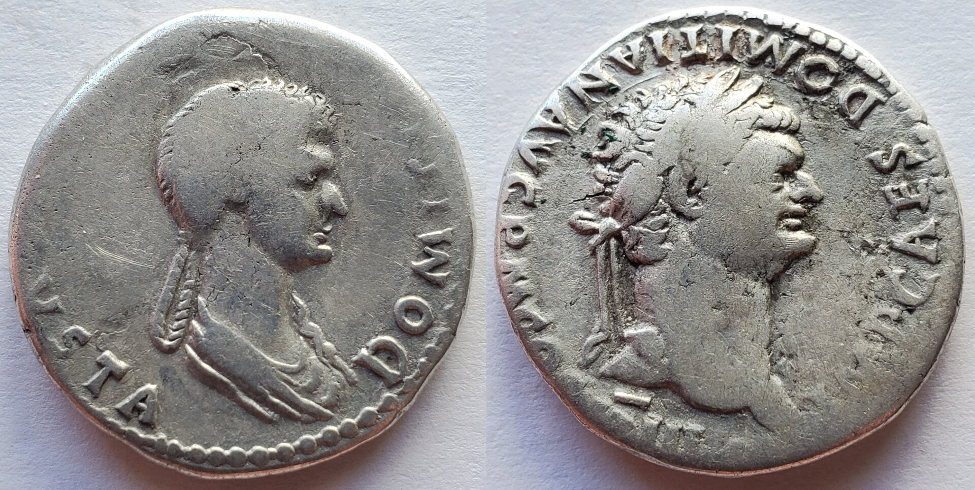Domitian Domitia AR cistophorus Rome mint for Asia.jpg