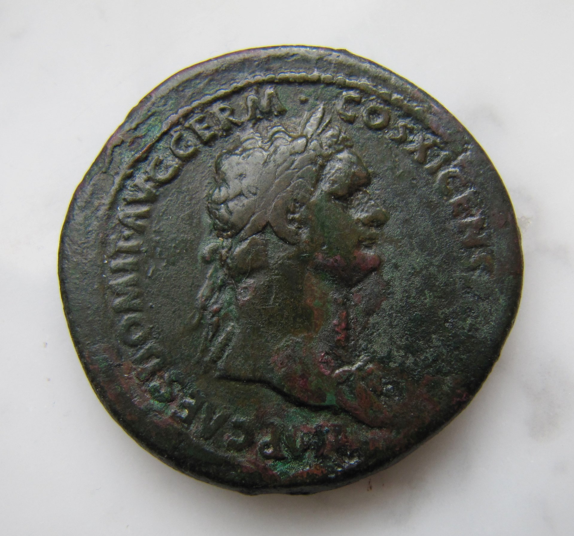 Domitian Sestertius-Minerva-Obv - 1.jpg