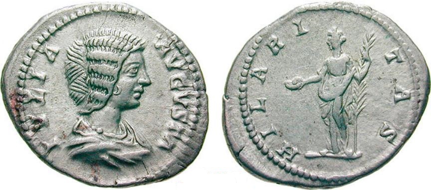 Domna HILARITAS patera and palm denarius.jpg