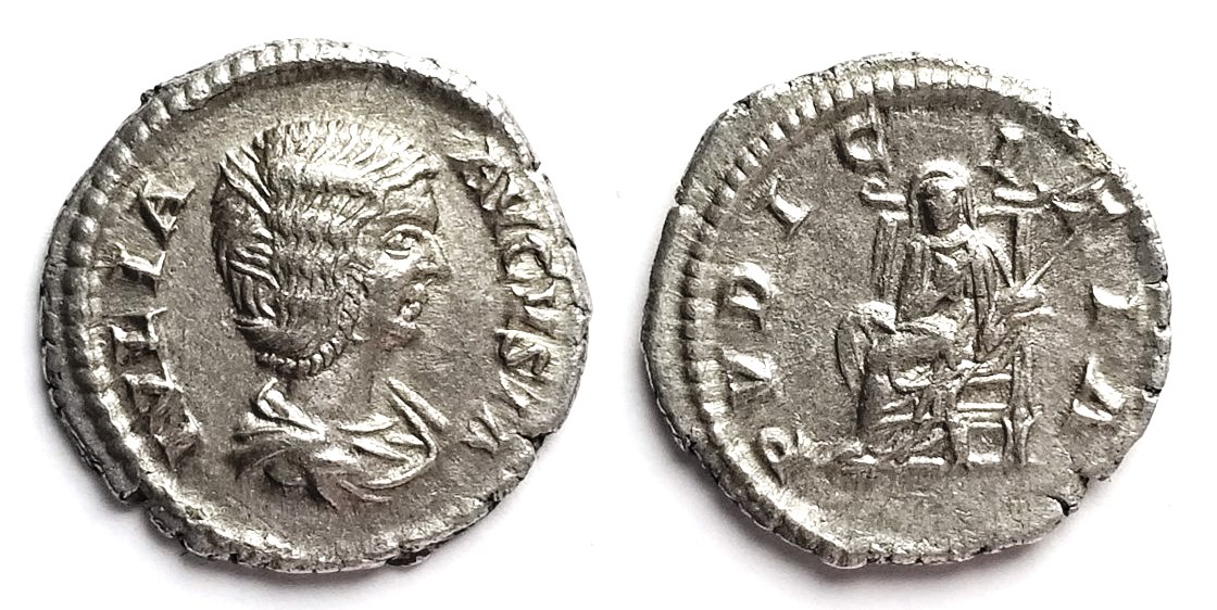 Domna PVDICITIA denarius scepter Rome.JPG