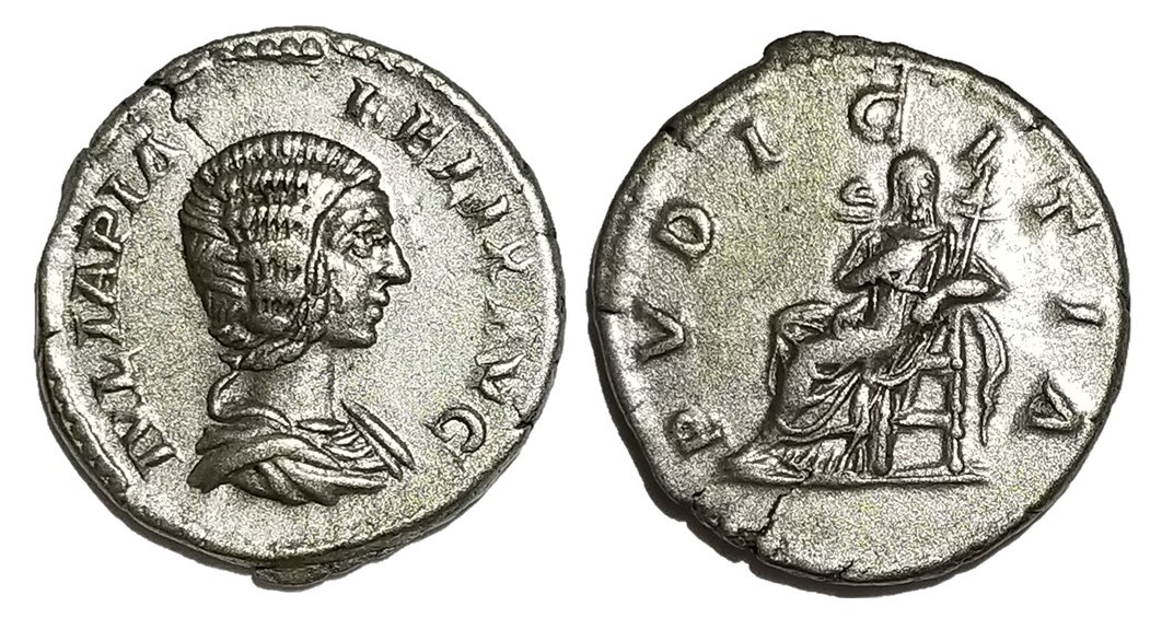 Domna PVDICITIA with scepter denarius Rome Caracalla.jpg